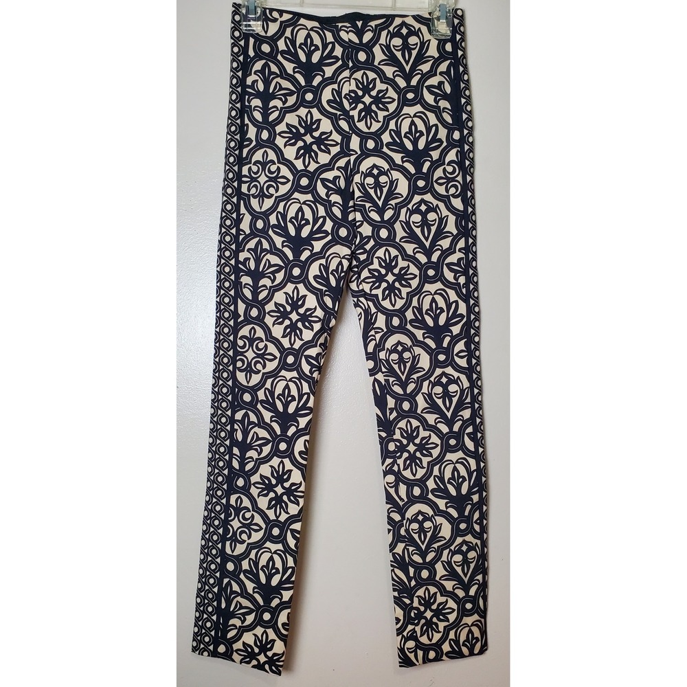 Gretchen Scott Gripeless Pants Cigarette Pull On‎ XS Maximalist Floral Bodycon